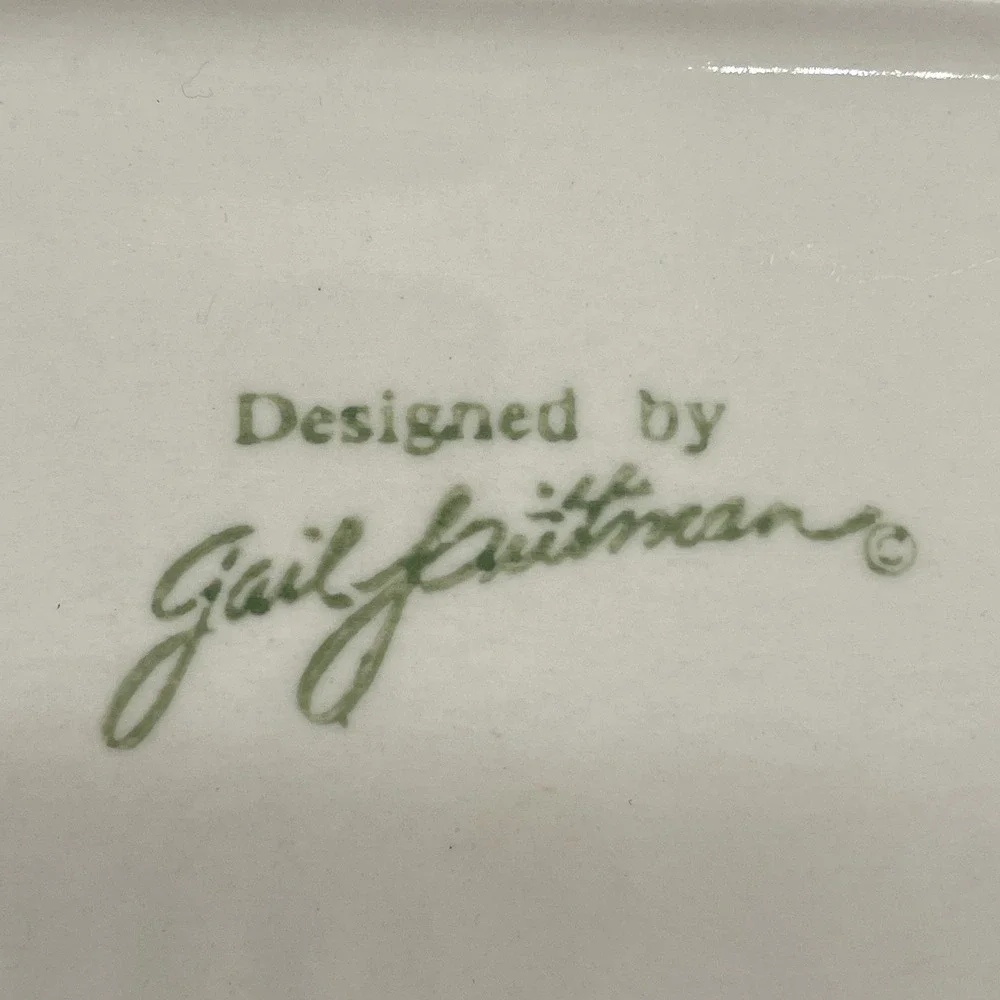 Southern Living at Home Gail Pittman Hand-Painted Ruffled‎ Bowl Siena #40527